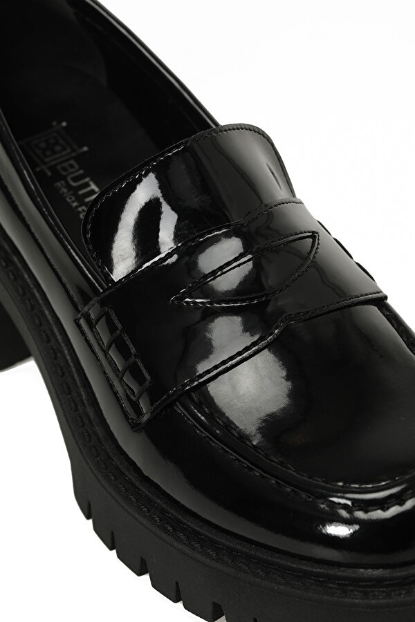 24K-894 5PR Siyah Kadın Oxford Ayakkabı