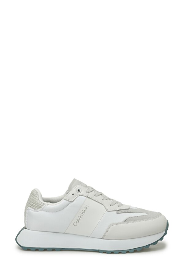 LOW TOP LACE UP NYLON WOV Beyaz Erkek Sneaker