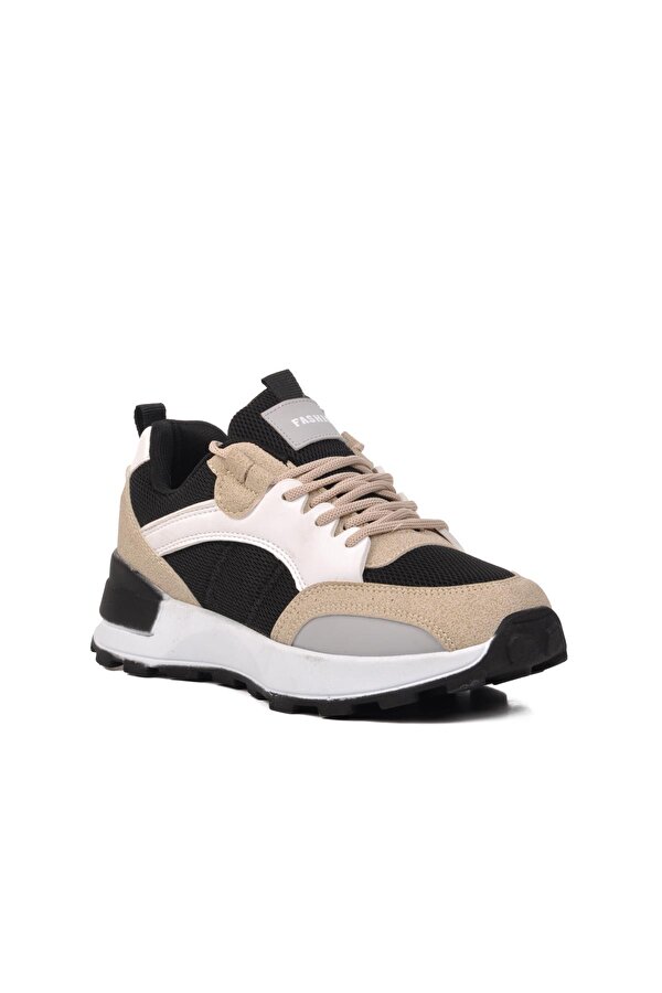 9927-24Y Siyah-Bej Unisex Sneaker
