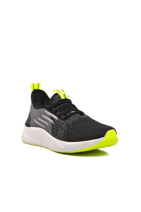 Ravello Siyah Fileli Hafif Unisex Spor Ayakkabı