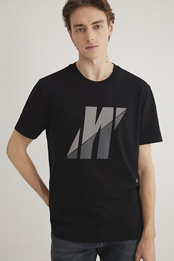 M0612174-900 Erkek Pro Baskılı T-Shirt