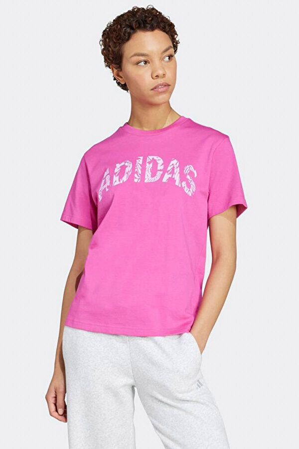 W C CAMO WV TEE     SELUF Pembe Kadın Kısa Kol T-Shirt
