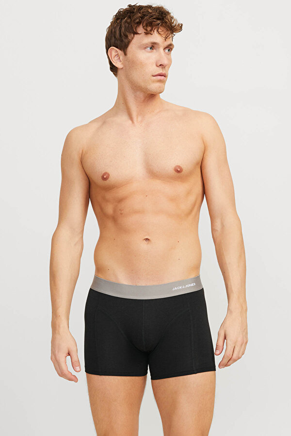 JACNICK BAMBOO TRUNKS 3 P Siyah Erkek Boxer