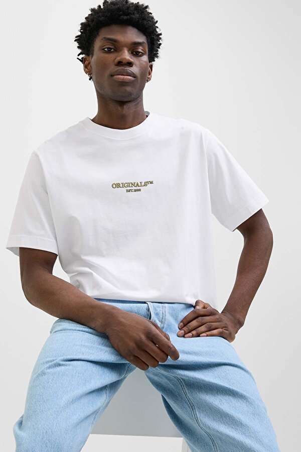 JORISLINGTON MINIMAL BRAN Beyaz Erkek Kısa Kol T-Shirt