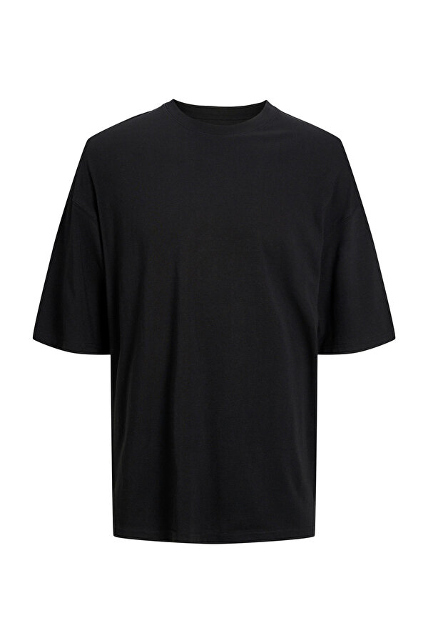 JJECHARGE TEE O-NECK NOOS Siyah Erkek Kısa Kol T-Shirt