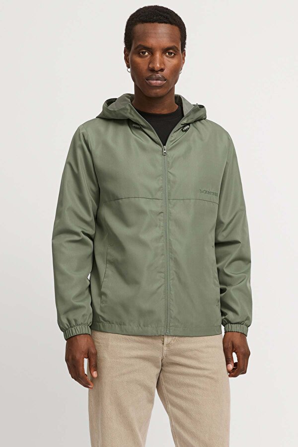 JJZACK LIGHT JACKET Yeşil Erkek Mont