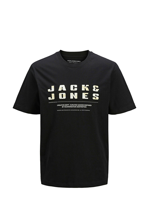 JCORECHARGE FRONT BRANDIN Siyah Erkek Çocuk Kısa Kol T-Shirt