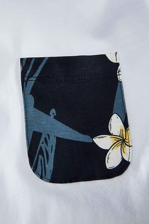 JJHAWAII POCKET TEE Beyaz Erkek Çocuk Kısa Kol T-Shirt