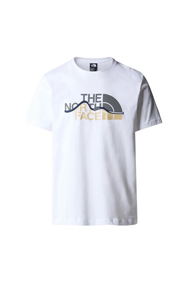 M S/S Mountain Line Tee Erkek T-Shirt