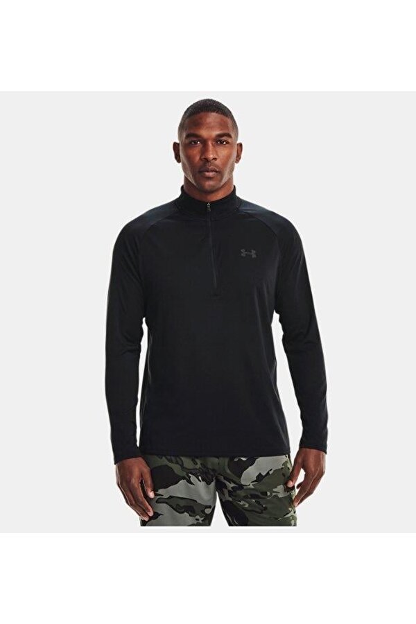 UA Tech 2.0 1/2 Zip Erkek Uzun Kollu T-Shirt