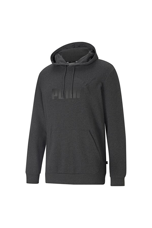 ESS Big Logo Hoodie TR Dark Gray Heather Erkek Sweatshirt
