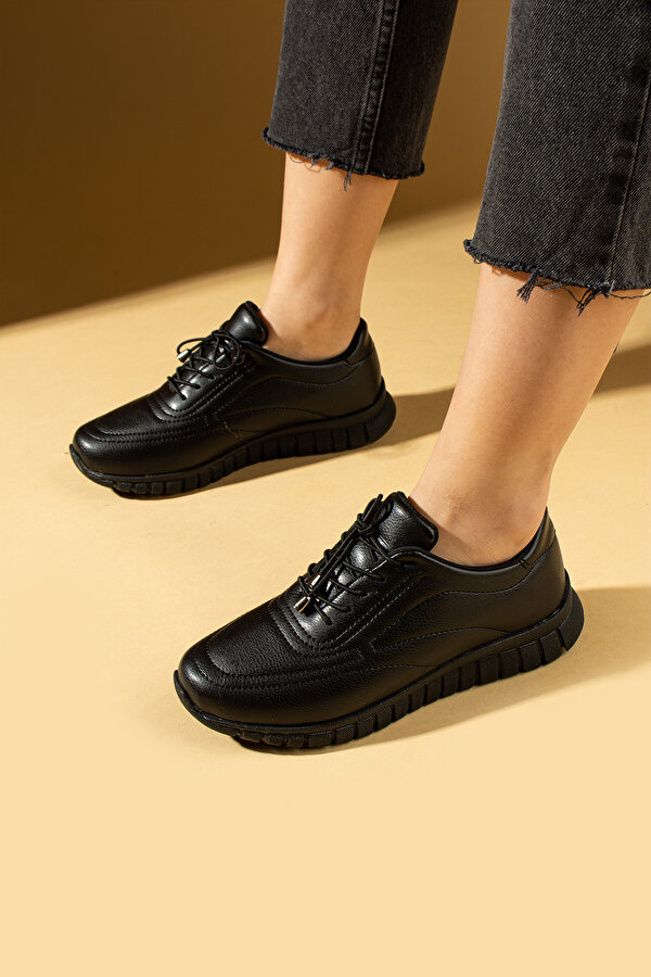 Bağcıklı Rahat Taban Kadın Sneaker 59-685-25
