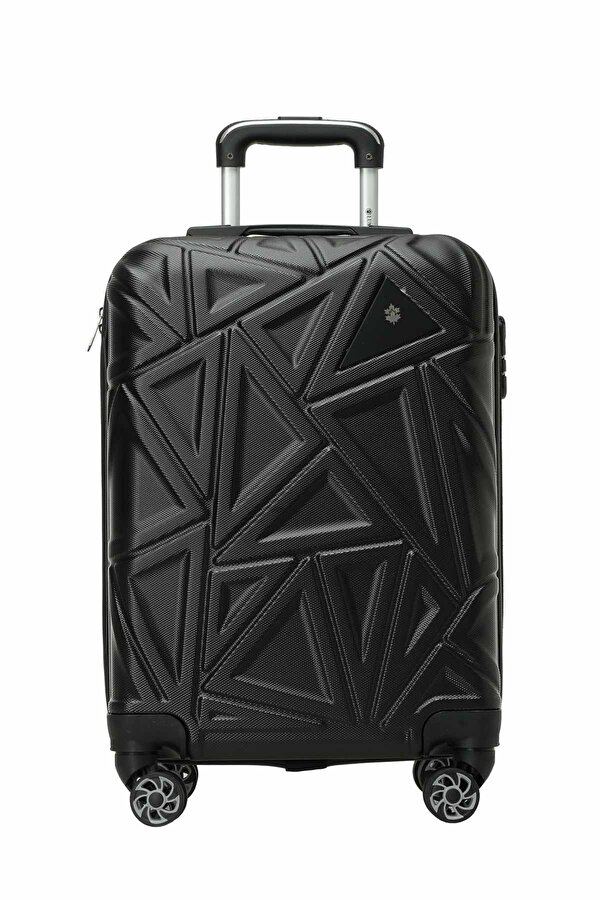 TRIANGLE -K ABS 5FX Siyah Unisex Küçük Boy Valiz
