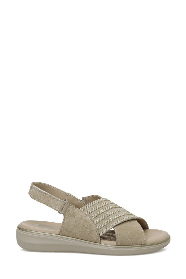 105521.Z5FX Bej Kadın Comfort Sandalet