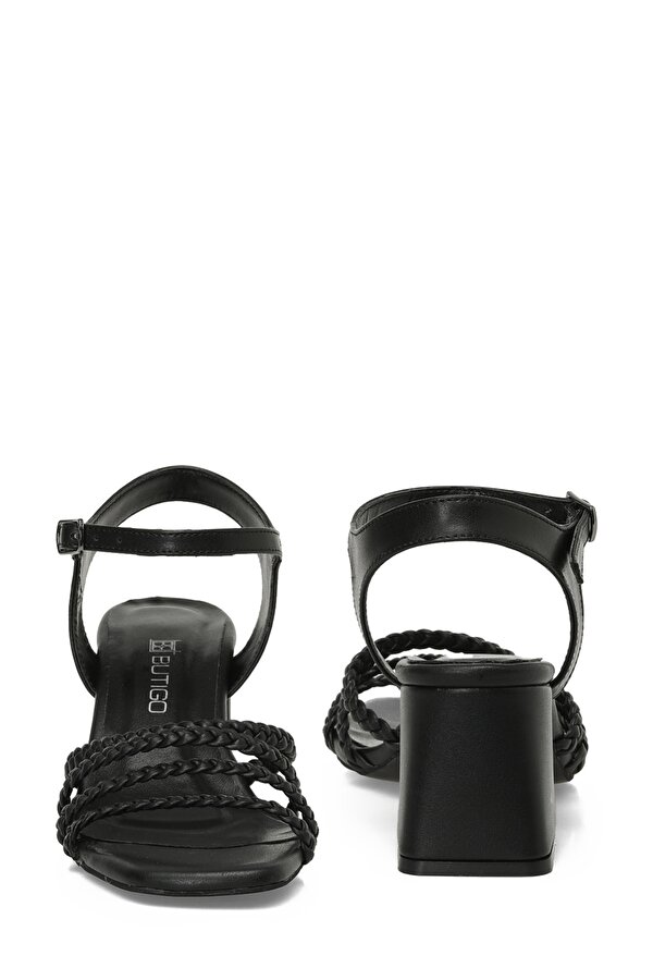 25S-558 5FX Siyah Kadın Topuklu Sandalet