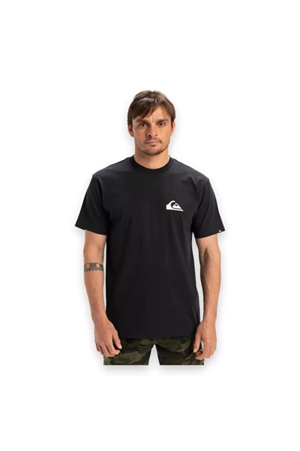 Eqyzt08042 Ev Mini Logo Ss Siyah Erkek T-Shirt