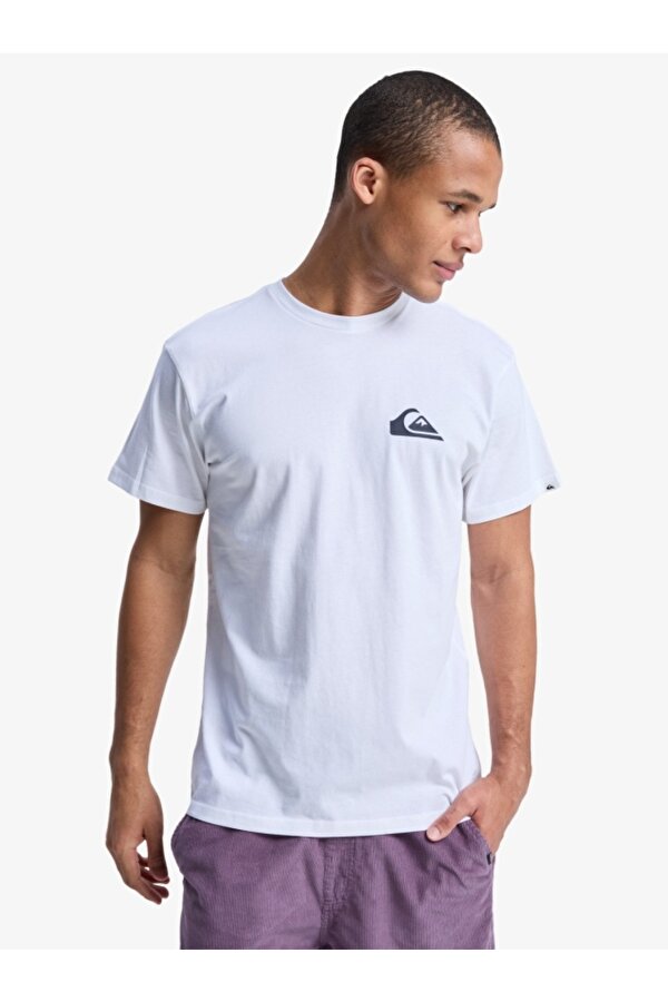 Eqyzt08042 Ev Mini Logo Ss Beyaz Erkek T-Shirt