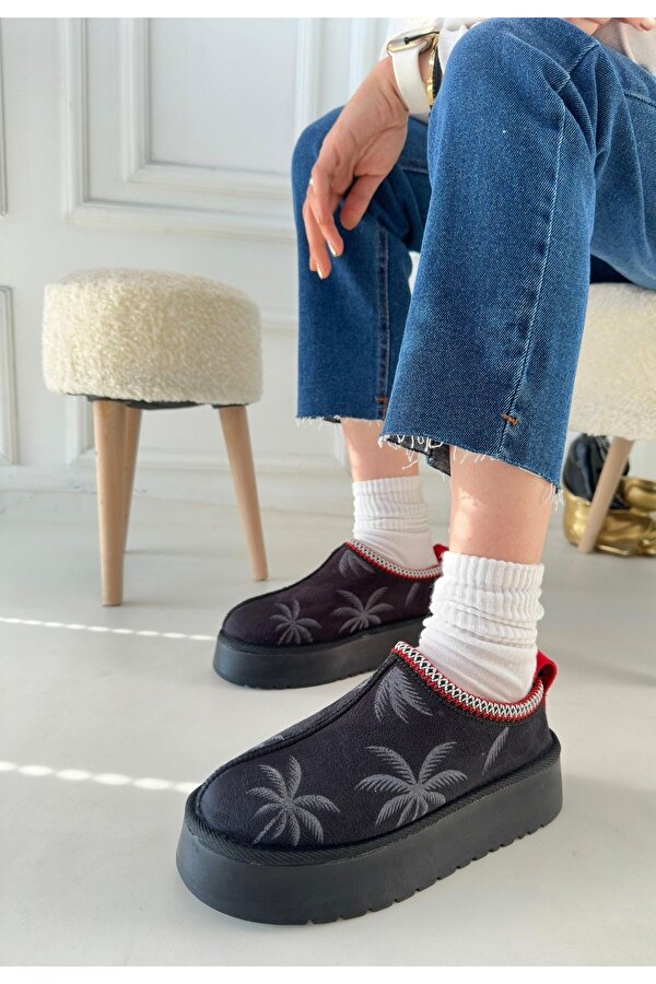 Kadın Siyah Süet Bot