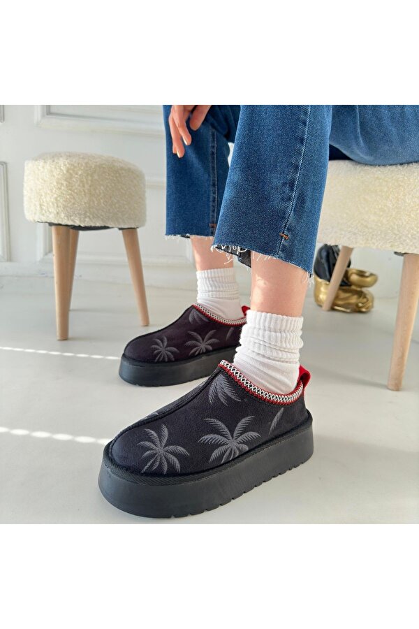 Kadın Siyah Süet Bot