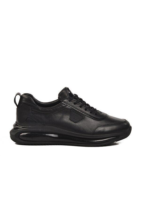 Siyah Hakiki Deri Erkek Sneaker Sucre M