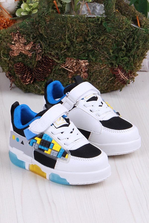 Cool Legos Rahat Hafif Sneaker Işıklı Erkek Çocuk Ayakkabı