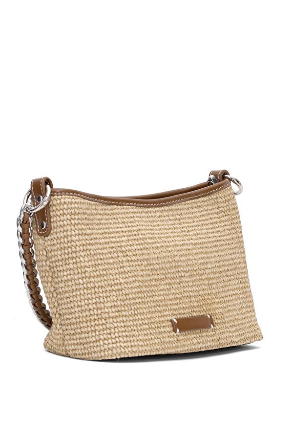 25YG303 Kadın Omuz Çantası Bej