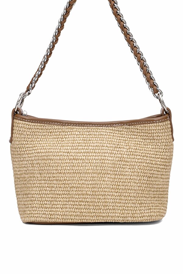 25YG303 Kadın Omuz Çantası Bej