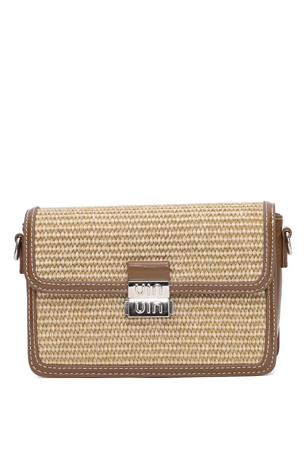 25YG301 Kadın Omuz Çantası Bej