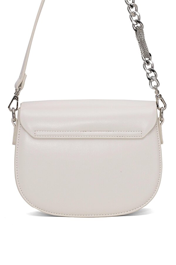 25YG182 Kadın Omuz Çantası Krem