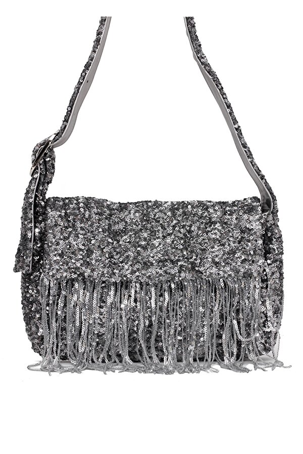 25YG172 Kadın Omuz Çantası Gri