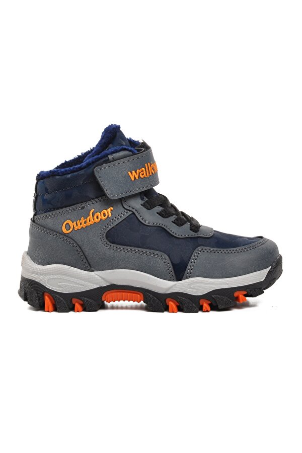 Lacivert Cırt Cırtlı Çocuk Trekking ve Outdoor Bot