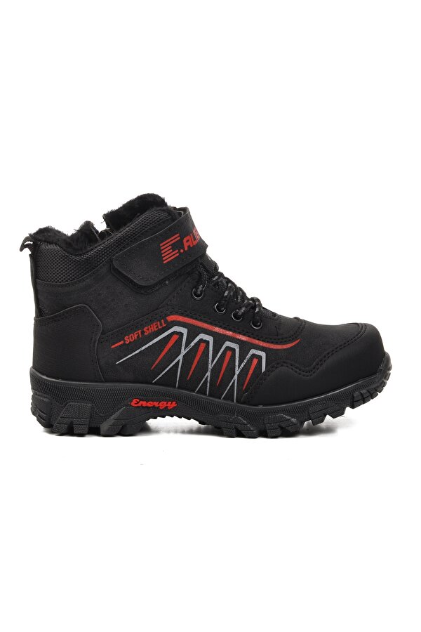 Aspor Siyah Kırmızı Çocuk Trekking ve Outdoor Bot