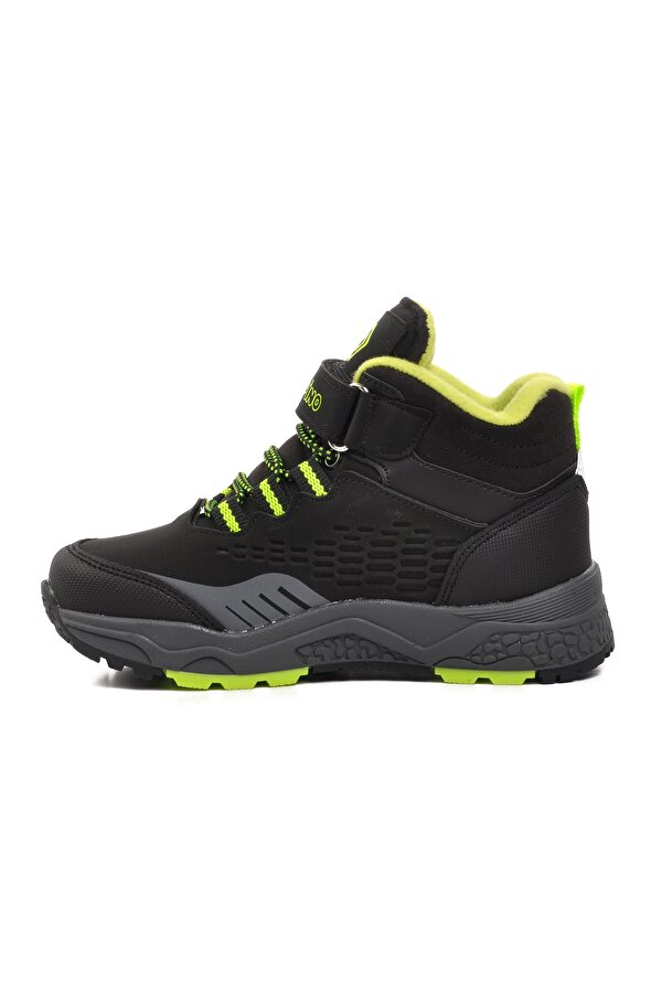 Siyah Fosfor Sarı Çocuk Trekking ve Outdoor Bot