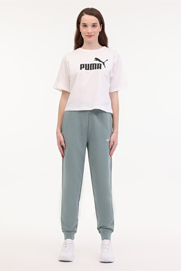 Puma Ess Small No. 1 Logo Comf Зеленый Женщина Спортивные Брюки