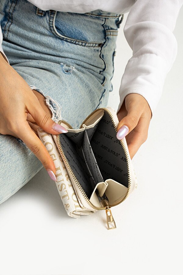 Kadın Bol Kartlıklı Kağıt Para Bölmeli Cüzdan 12cmx10cm PBU02