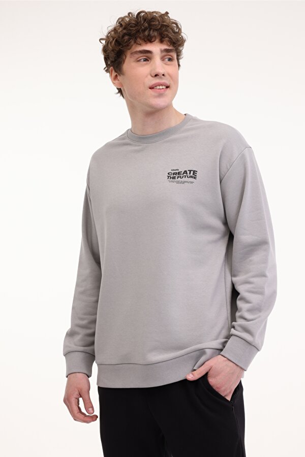 ML CREATE 16SLG314 5FX GRI Erkek Sweatshirt