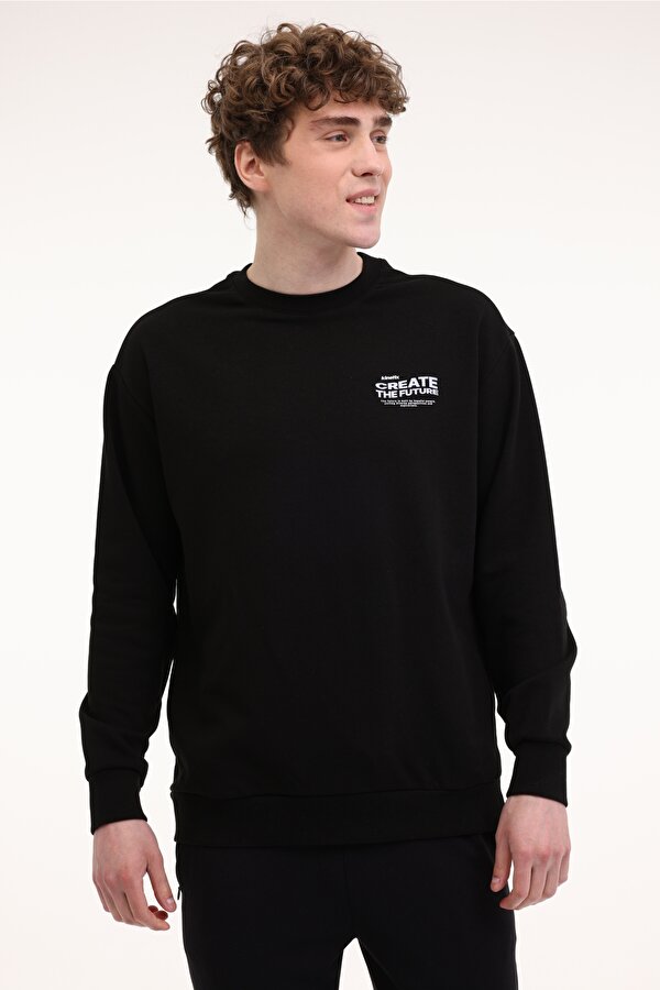 ML CREATE 16SLG314 5FX Siyah Erkek Sweatshirt