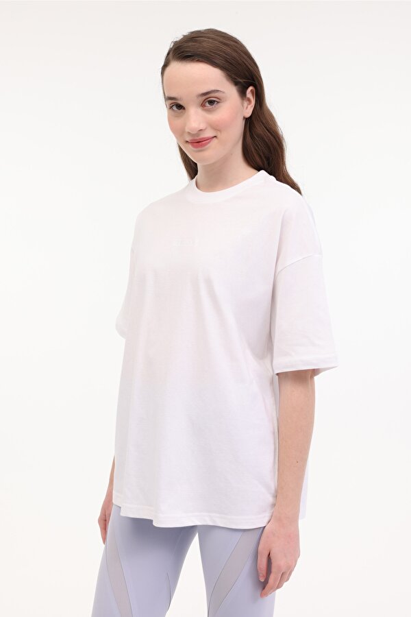 WL SAINO 11F204 5FX Beyaz Kadın Kısa Kol T-Shirt