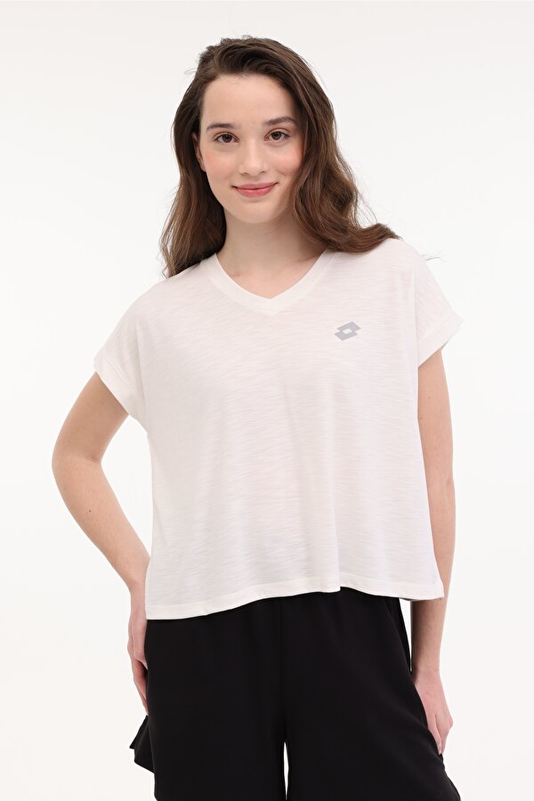 W-JOANNE TEE 5FX Ekru Kadın Kısa Kol T-Shirt
