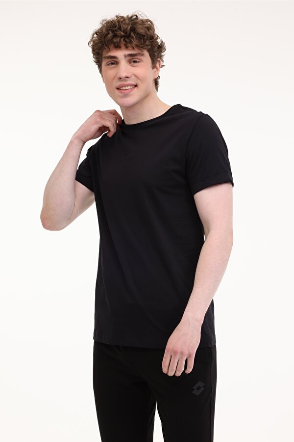 M-LUCAN TEE 5FX Siyah Erkek Kısa Kol T-Shirt