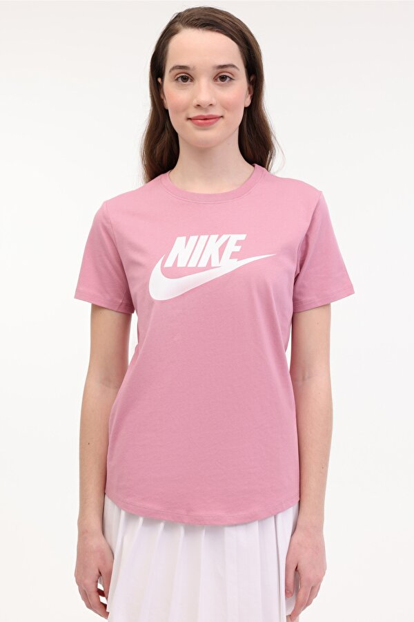 Sportswear Essential Mor Kadın Kısa Kol T-Shirt