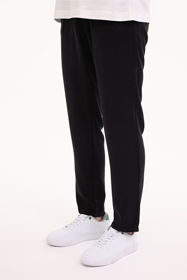 Tencel Pantolon Siyah Erkek Pantolon