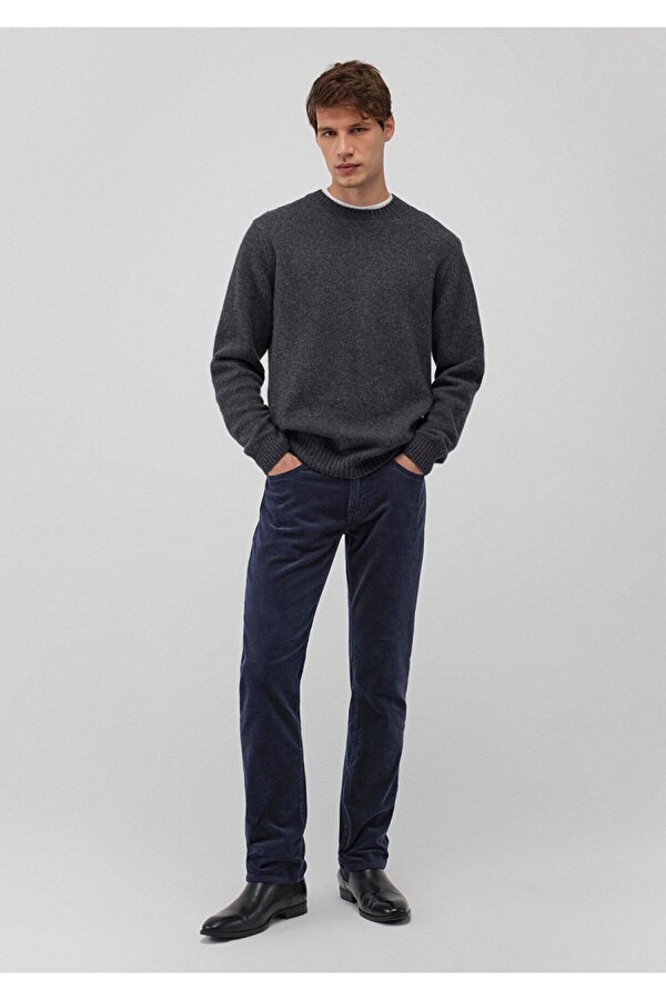 M0035188461 Marcus  Blueberry Corduroy Erkek Jean Pantolon