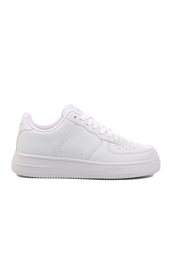 Aspor Beyaz Bağcıklı Unisex Spor Ayakkabı