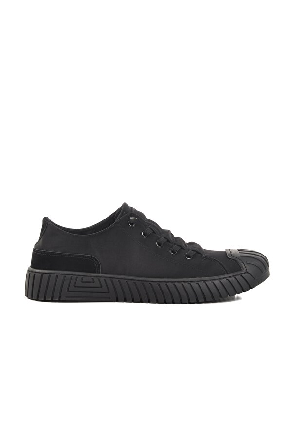 Siyah Tekstil Memory Foam Unisex Spor Ayakkabı