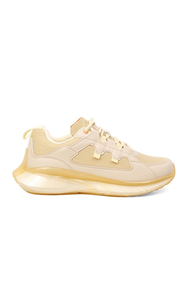 Bej Kadın Spor Ayakkabı Sneaker
