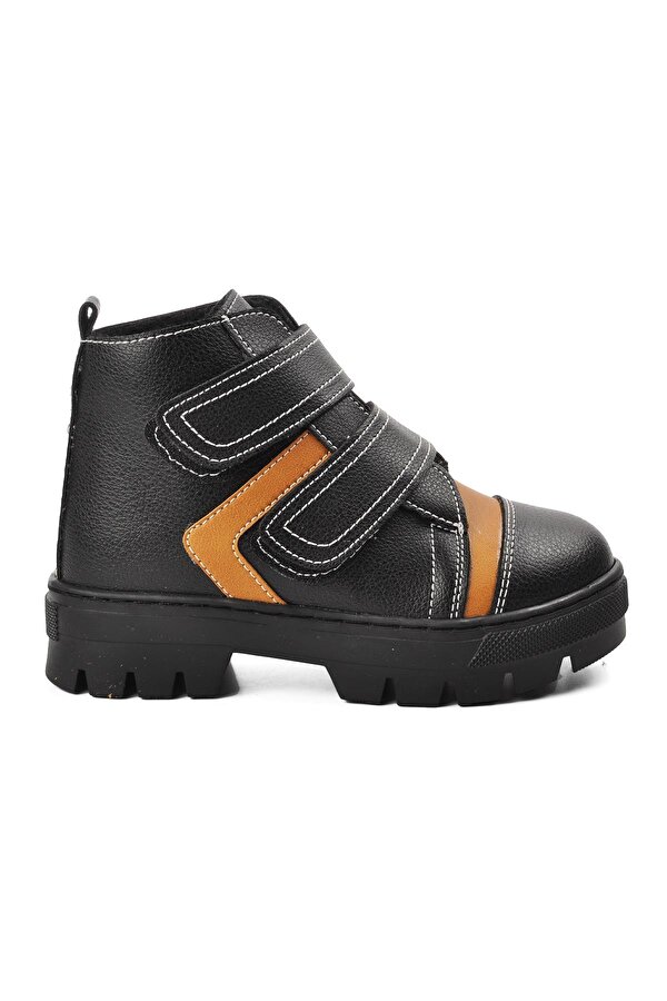 Aspor Siyah Camel Unisex Çocuk Bot