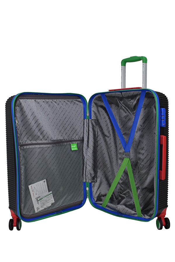 Lüx Abs 3 lü Valiz Seti Siyah BNT500