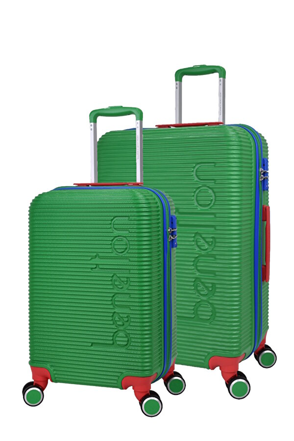 Lüx Abs 2 li Valiz Seti Orta Boy - Kabin Boy Yeşil BNT500