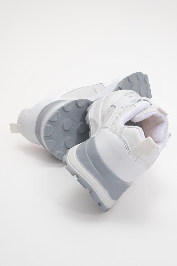 Kadın Spor Ayakkabı BEYAZ GRİ